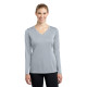 Sport-Tek® Ladies Long Sleeve PosiCharge® Competitor™ V-Neck Tee