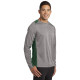 Sport-Tek® Long Sleeve Heather Colorblock Contender™ Tee