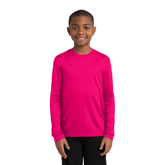 Sport-Tek® Youth Long Sleeve PosiCharge® Competitor™ Tee