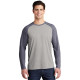Sport-Tek ® PosiCharge ® Long Sleeve Tri-Blend Wicking Raglan Tee