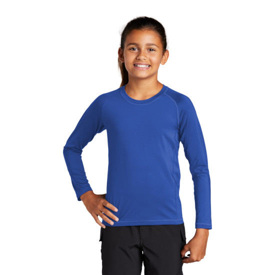 Sport-Tek ® Youth Long Sleeve Rashguard Tee