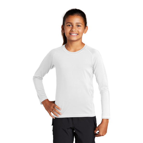 Sport-Tek ® Youth Long Sleeve Rashguard Tee