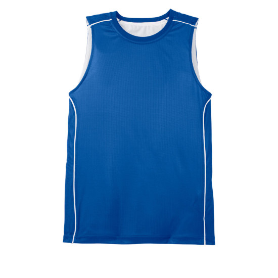 Sport-Tek® Youth PosiCharge® Mesh Reversible Sleeveless Tee