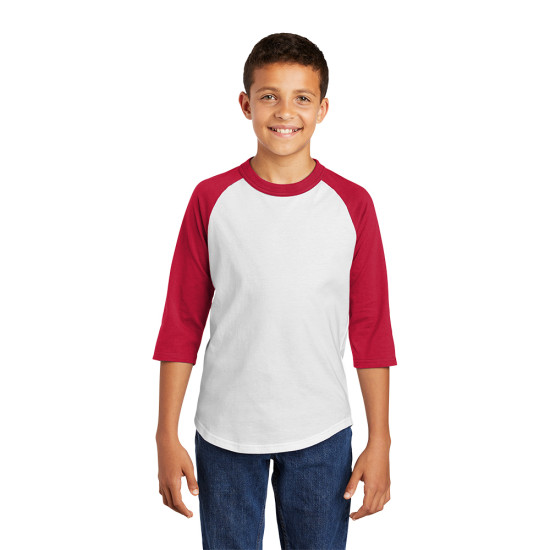 Sport-Tek® Youth Colorblock Raglan Jersey