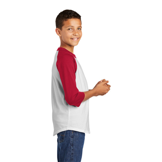 Sport-Tek® Youth Colorblock Raglan Jersey