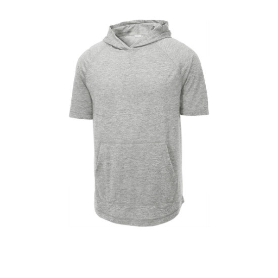 Sport-Tek ® PosiCharge ® Tri-Blend Wicking Short Sleeve Hoodie