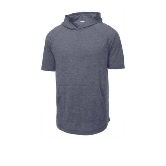 Sport-Tek ® PosiCharge ® Tri-Blend Wicking Short Sleeve Hoodie
