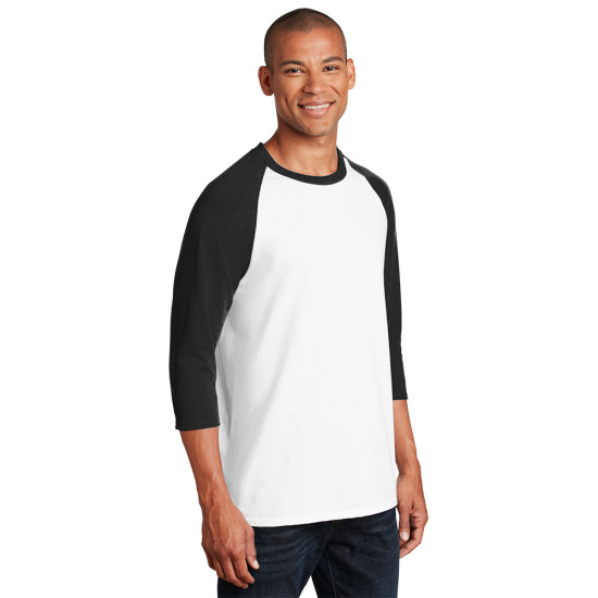Gildan® Heavy Cotton™ 3/4-Sleeve Raglan T-Shirt