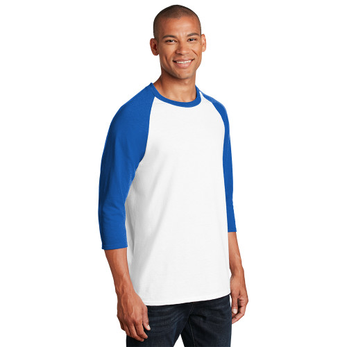 Gildan® Heavy Cotton™ 3/4-Sleeve Raglan T-Shirt