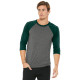 BELLA+CANVAS ® Unisex 3/4-Sleeve Baseball Tee