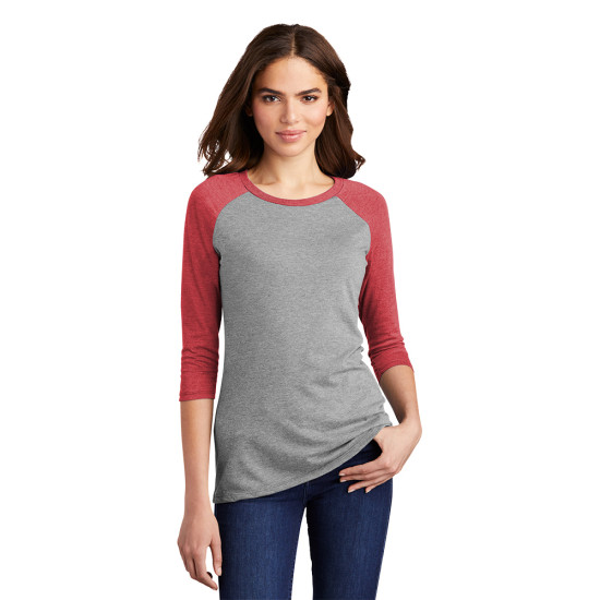 District ® Women’s Perfect Tri ® 3/4-Sleeve Raglan