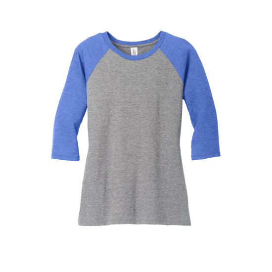 District ® Women’s Perfect Tri ® 3/4-Sleeve Raglan