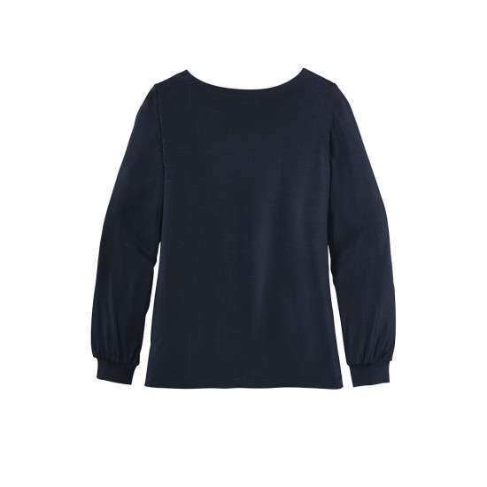 Port Authority ® Ladies Luxe Knit Jewel Neck Top