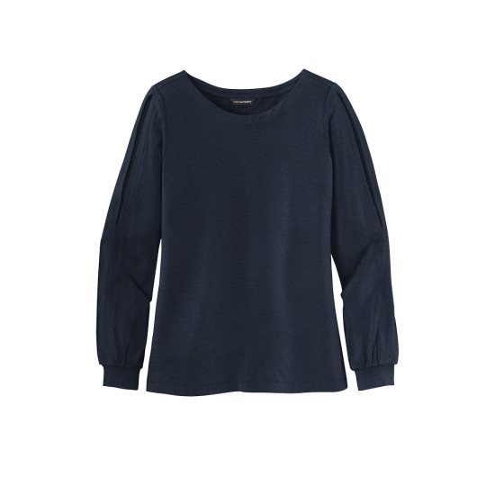 Port Authority ® Ladies Luxe Knit Jewel Neck Top
