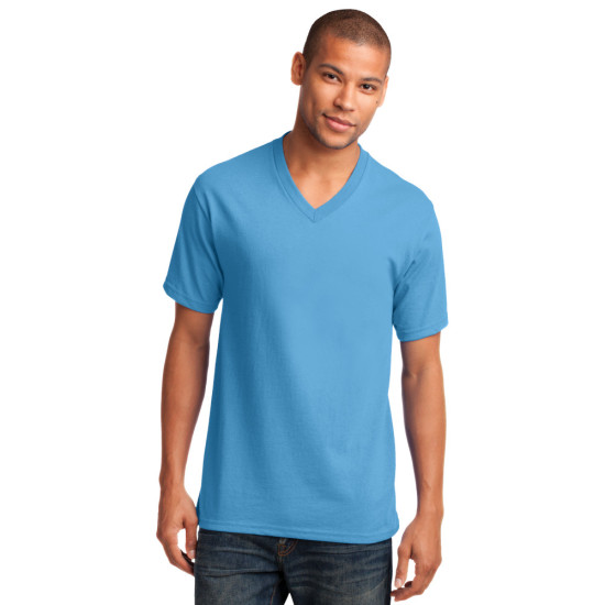 Port & Company® Core Cotton V-Neck Tee