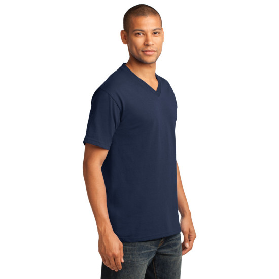 Port & Company® Core Cotton V-Neck Tee