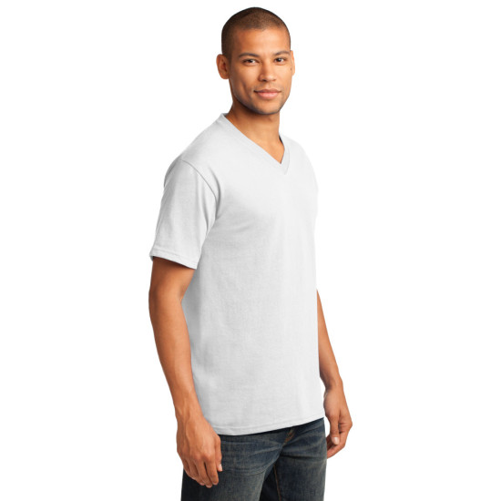 Port & Company® Core Cotton V-Neck Tee