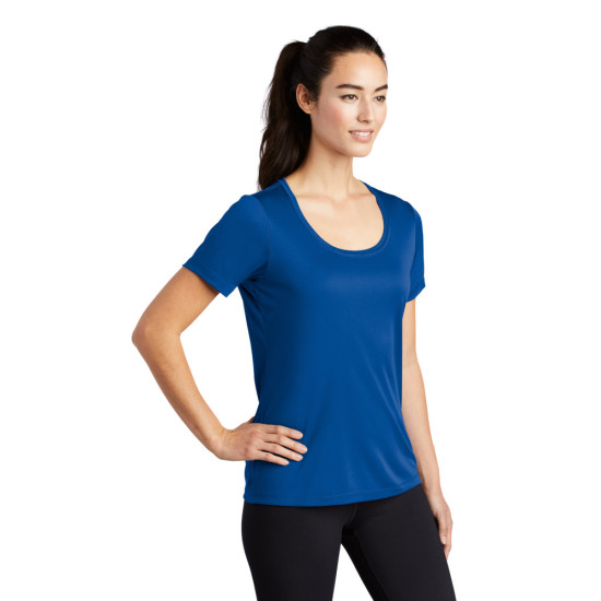 Sport-Tek ® Ladies Posi-UV ™ Pro Scoop Neck Tee
