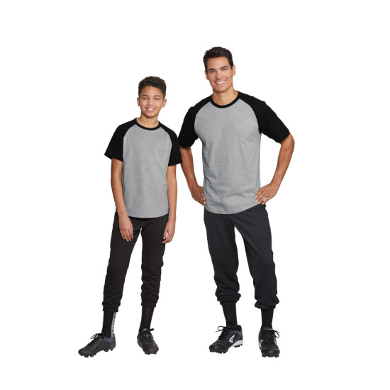 Sport-Tek® Youth Short Sleeve Colorblock Raglan Jersey