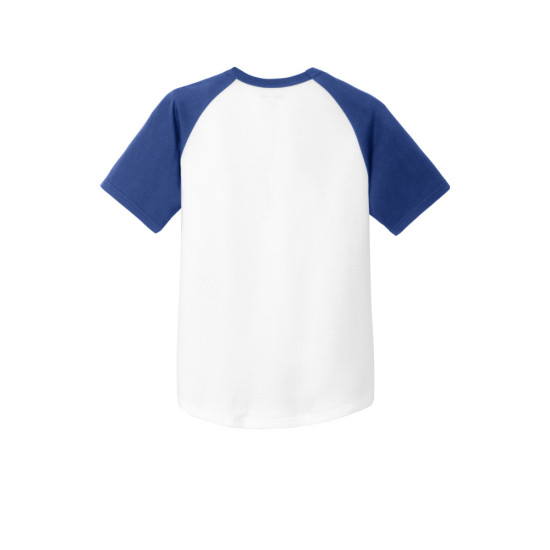 Sport-Tek® Youth Short Sleeve Colorblock Raglan Jersey