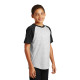 Sport-Tek® Youth Short Sleeve Colorblock Raglan Jersey