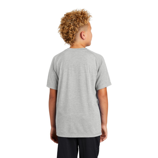Sport-Tek ® Youth PosiCharge ® Tri-Blend Wicking Raglan Tee