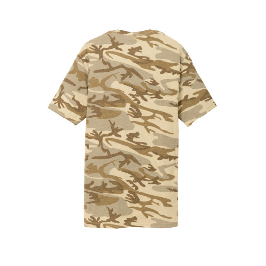 Port & Company® Core Cotton Camo Tee Brand Logo