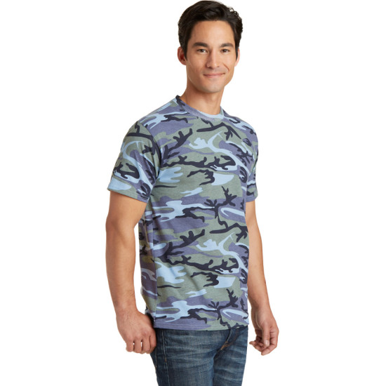 Port & Company® Core Cotton Camo Tee Brand Logo