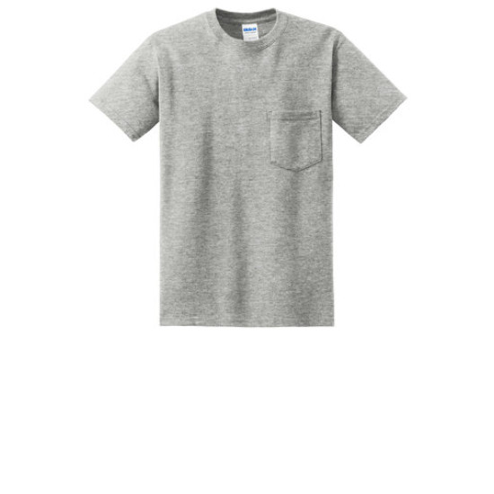 Gildan® - Ultra Cotton® 100% Cotton T-Shirt with Pocket