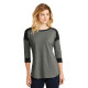 New Era® Ladies Heritage Blend 3/4-Sleeve Baseball Raglan Tee