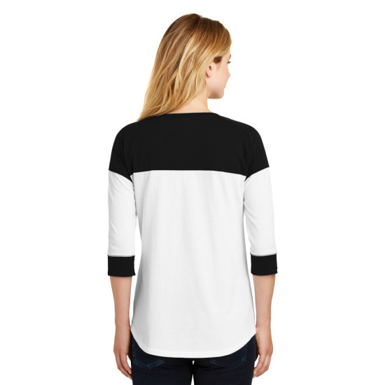 New Era® Ladies Heritage Blend 3/4-Sleeve Baseball Raglan Tee
