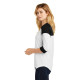 New Era® Ladies Heritage Blend 3/4-Sleeve Baseball Raglan Tee