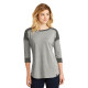 New Era® Ladies Heritage Blend 3/4-Sleeve Baseball Raglan Tee