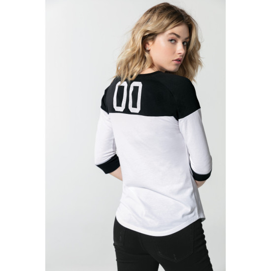 New Era® Ladies Heritage Blend 3/4-Sleeve Baseball Raglan Tee