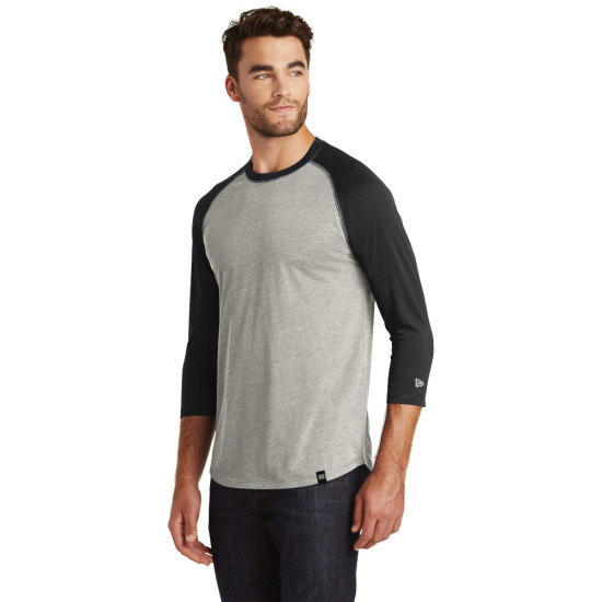 New Era® Heritage Blend 3/4-Sleeve Baseball Raglan Tee