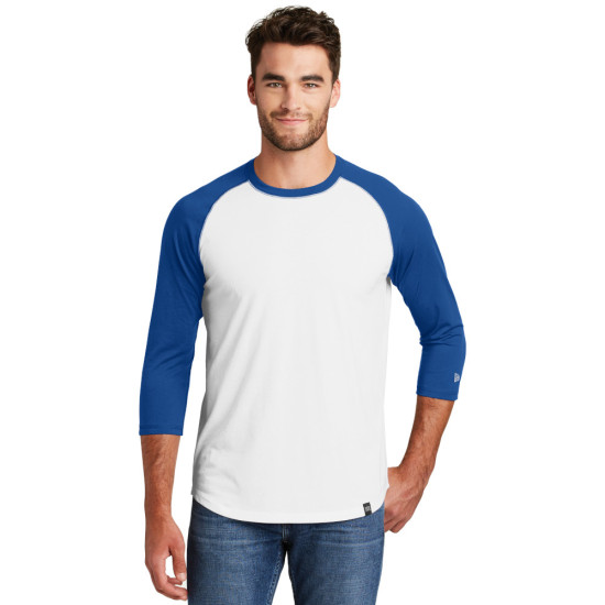 New Era® Heritage Blend 3/4-Sleeve Baseball Raglan Tee