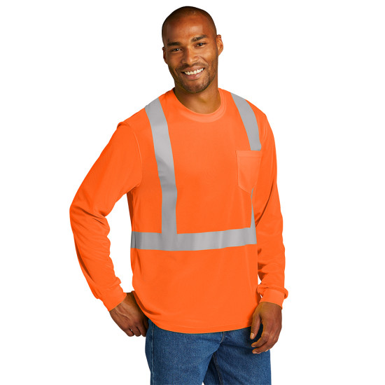CornerStone® ANSI 107 Class 2 Mesh Long Sleeve Tee