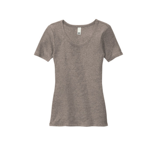 District® Women’s V.I.T.™ Rib Scoop Neck Tee