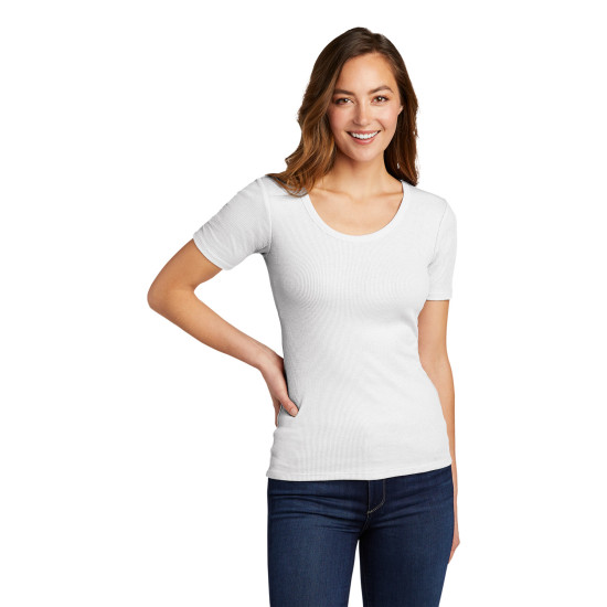 District® Women’s V.I.T.™ Rib Scoop Neck Tee