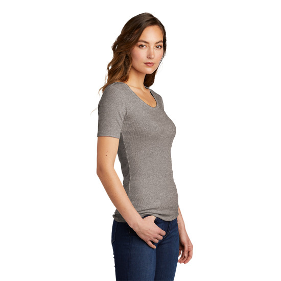 District® Women’s V.I.T.™ Rib Scoop Neck Tee