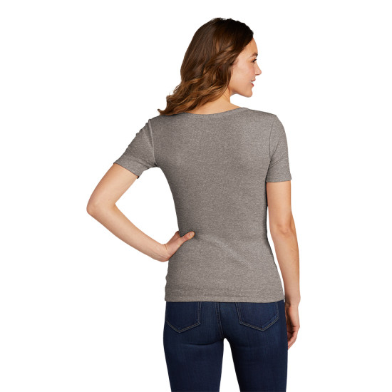 District® Women’s V.I.T.™ Rib Scoop Neck Tee