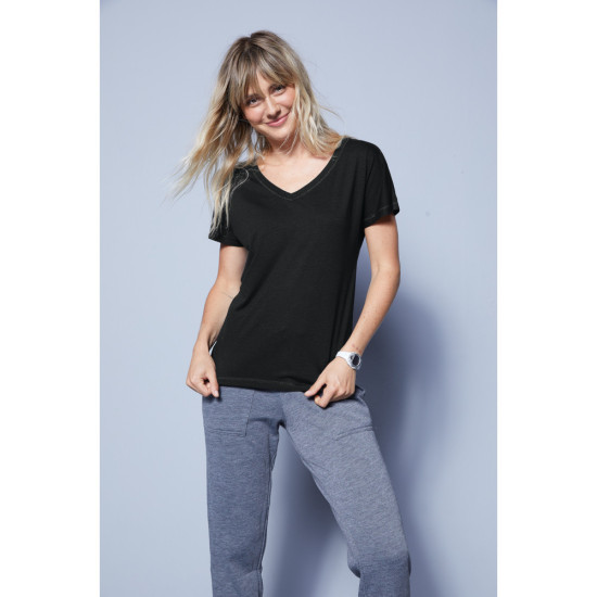 Sport-Tek ® Ladies PosiCharge ® Tri-Blend Wicking Dolman Tee