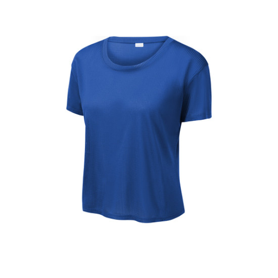 Sport-Tek ® Ladies PosiCharge® Draft Crop Tee