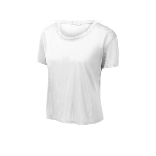 Sport-Tek ® Ladies PosiCharge® Draft Crop Tee