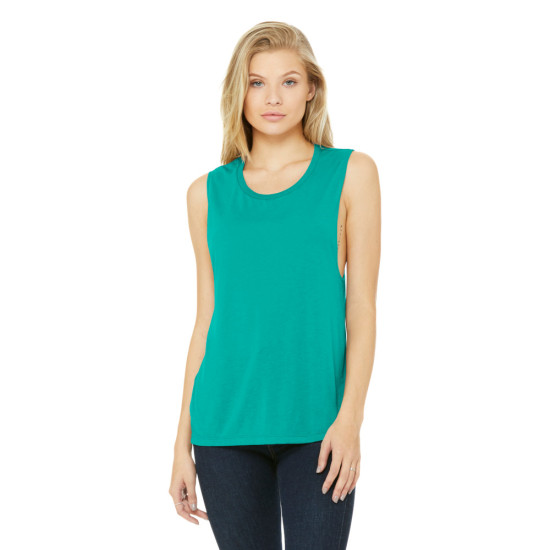 BELLA+CANVAS ® Women’s Flowy Scoop Muscle Tank