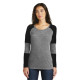 New Era® Ladies Tri-Blend Performance Baseball Tee