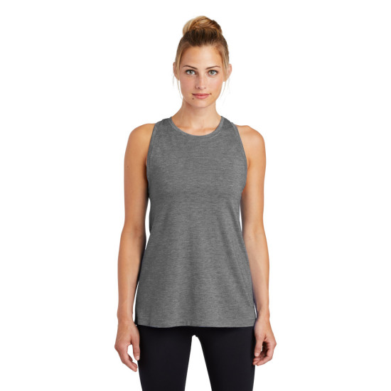 Sport-Tek® Ladies PosiCharge® Tri-Blend Wicking Tank