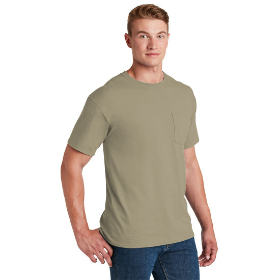 JERZEES® - Dri-Power® Active 50/50 Cotton/Poly Pocket T-Shirt