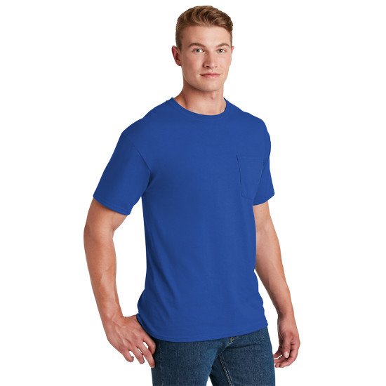 JERZEES® - Dri-Power® Active 50/50 Cotton/Poly Pocket T-Shirt