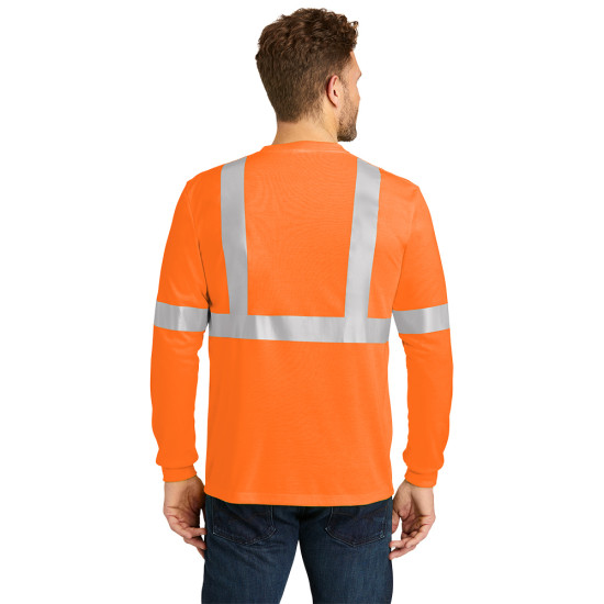 CornerStone® ANSI 107 Class 2 Long Sleeve Safety T-Shirt